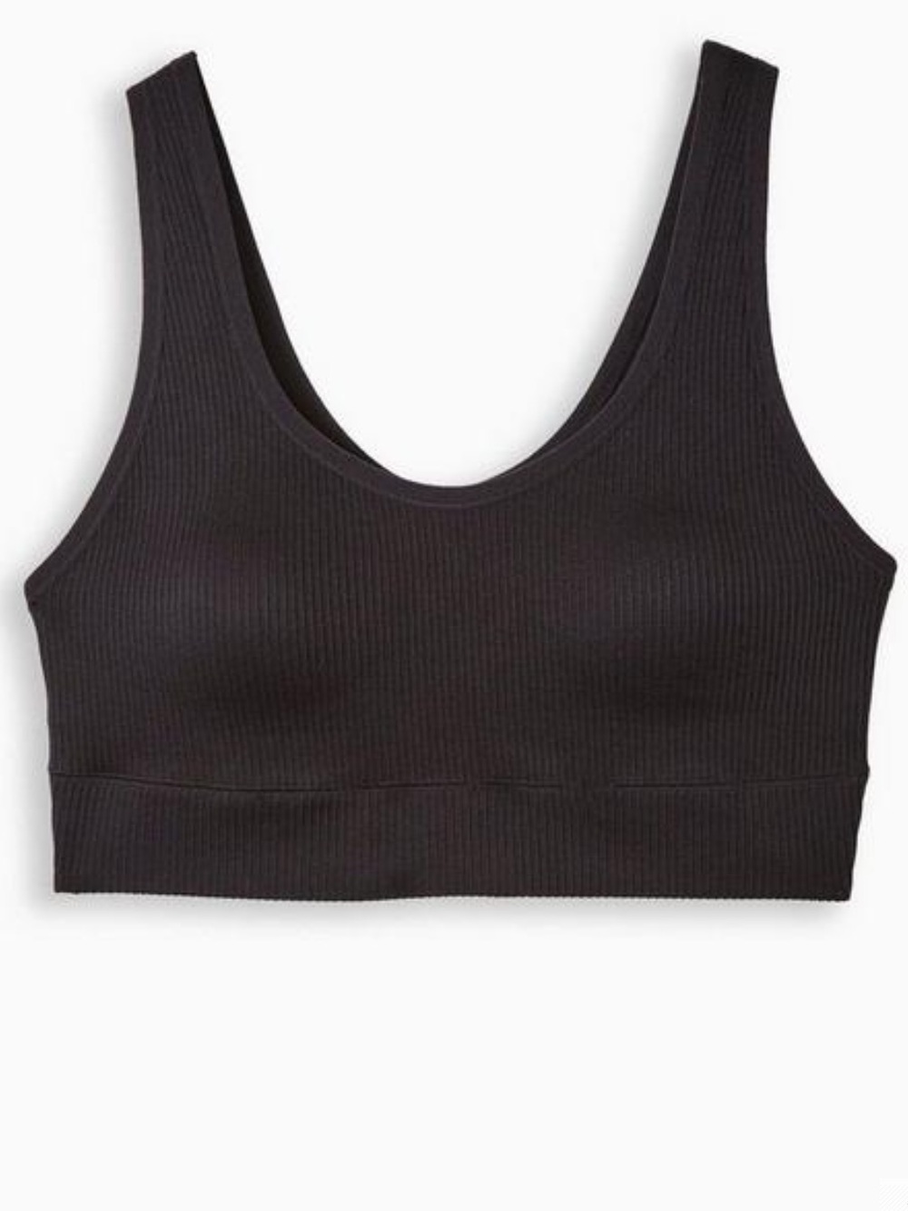 Torrid Lightly Lined Seamless Rib Scoop Bralette